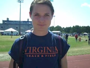 Catherine White 1st in 10K at 2012 NCAA East Prelim