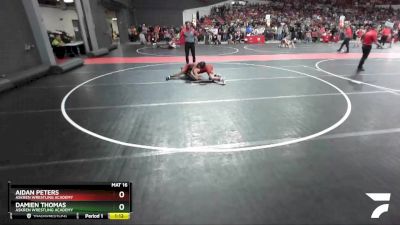 110 lbs Cons. Round 3 - Aidan Peters, Askren Wrestling Academy vs Damien Thomas, Askren Wrestling Academy