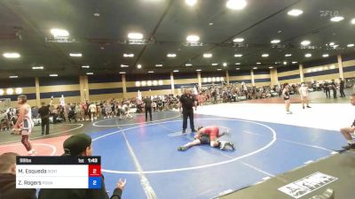 98 lbs Quarterfinal - Matthew Esqueda, Ocrtc vs Zander Rogers, Pounders WC