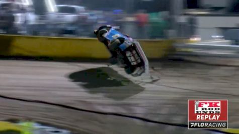 Wild Backstretch Rollover At Senoia Raceway