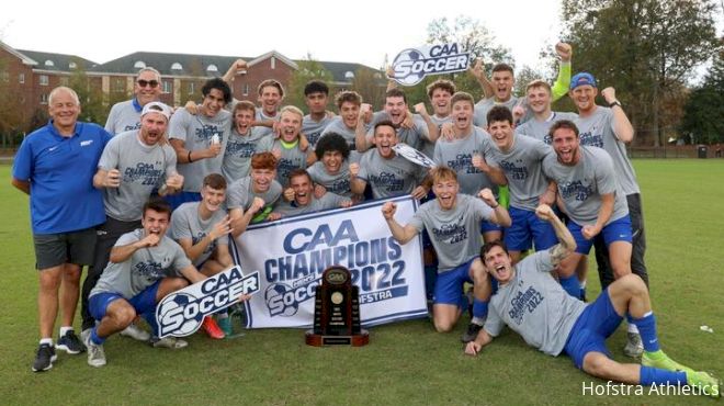 Hofstra Repeats As CAA Men's Soccer Champion with 2-1 Win at Elon