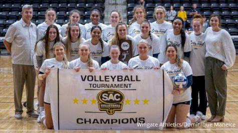 Wingate Sweeps 2022 SAC Volleyball Championship