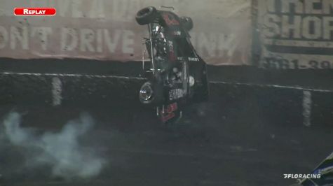 Cade Lewis Flips After Contact With Teammate At Bakersfield