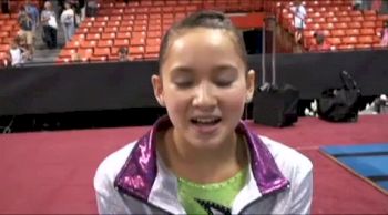 Sarah Finnegan on her 15.2 floor performance and looking ahead to Visa's