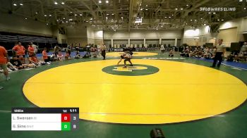 126 lbs Final - Logan Swensen, Beast Of The East vs Gylon Sims, Team Shutt Bowman