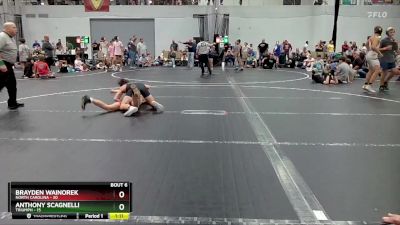 115 lbs Round 3 (4 Team) - Brayden Wainorek, North Carolina vs Anthony Scagnelli, Triumph