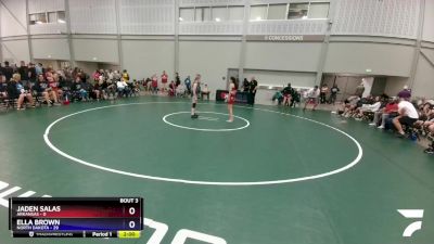 97 lbs Round 2 (4 Team) - Jaden Salas, Arkansas vs Ella Brown, North Dakota