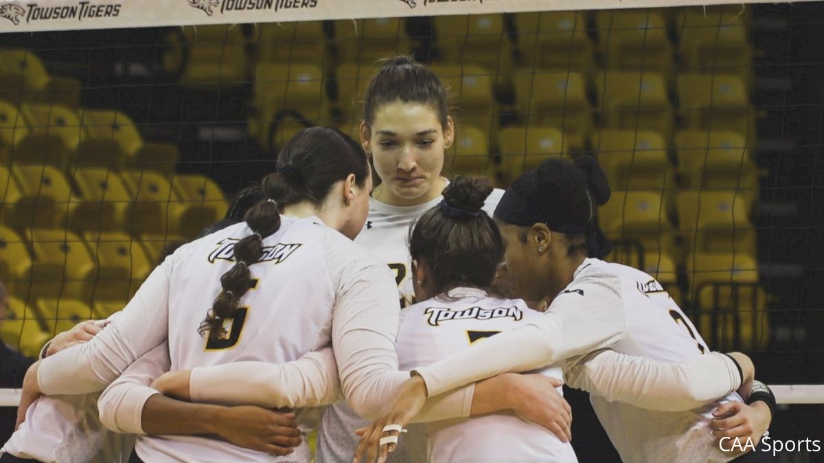 Delaware, Northeastern, Towson, William & Mary CAA Volleyball Semifinalists