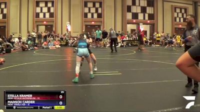 86 lbs Round 2 (6 Team) - Madison Carder, MGW- Swirly Pop vs Stella Kramer, MGW- Wydlin Watermelon