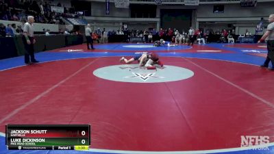 6A 120 lbs Quarterfinal - Luke Dickinson, Pike Road School vs Jackson Schutt, Hartselle