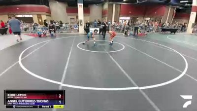 83 lbs Cons. Round 3 - Kobe Lemer, ReZults Wrestling vs Angel Gutierrez-Thomas, Katy Area Wrestling Club