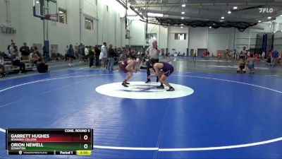 141 lbs Cons. Round 5 - Orion Newell, Scranton vs Garrett Hughes, Roanoke College