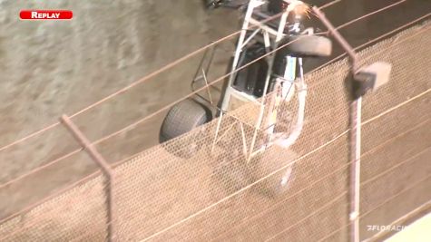 Troy DeGaton Flips To Top Of Catch Fence At Ventura