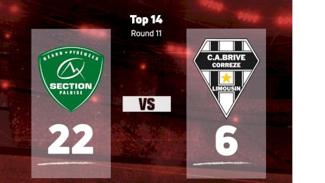 2022 Section Paloise vs CA Brive