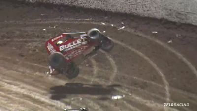 Daison Pursley Flips During Turkey Night Qualifier