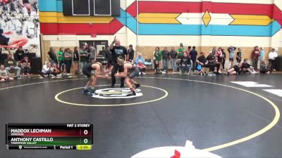 106 lbs Quarterfinal - Maddox Lechman, Windsor vs Anthony Castillo, Thompson Valley