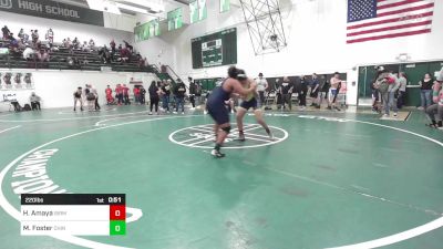 220 lbs Consi Of 16 #2 - Harold Amaya, Birmingham vs Mason Foster, Chino Hills