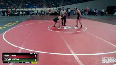 4A-182 lbs Quarterfinal - Tucker Melton, Cascade vs Henry Davis, Astoria