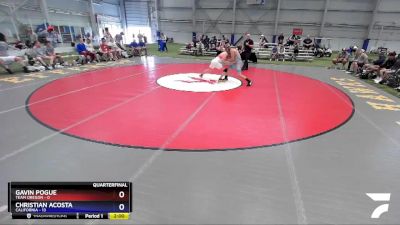 160 lbs Quarters & 1st Wb (16 Team) - Gavin Pogue, Team Oregon vs Christian Acosta, California