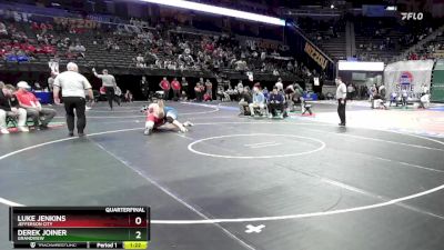 285 Class 3 lbs Quarterfinal - Derek Joiner, Grandview vs Luke Jenkins, Jefferson City