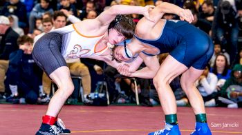 106 lbs 1st Place Match - Tyler Dekraker, Blair Academy vs Dom Munaretto, St. Charles East