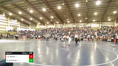 210 lbs Semifinal - Graham Wilson, West Jordan vs Alex Gavilanez, Fremont Wrestling Club