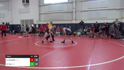 190 lbs Pools - Aden Strahler, Jacket W.C. vs Orion Cox, 84 Athletes (VA)