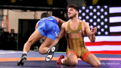 65 kg - Yianni Diakomihalis, United States vs Rahman Amouzadkhalili, Iran