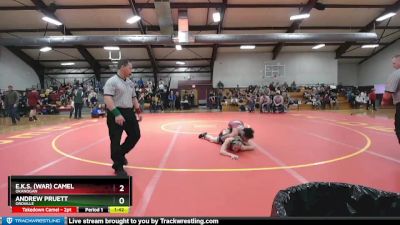 120 lbs Cons. Semi - Andrew Pruett, Oroville vs E.K.S. (War) Camel, Okanogan