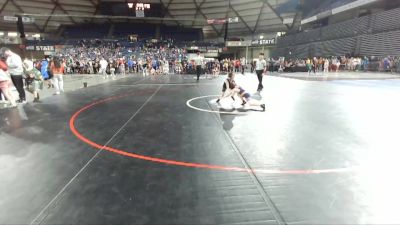 63 lbs Champ. Round 2 - Wyatt Stromberg, Gig Harbor Grizzlies Wrestling Club vs Brodie Peterson, Yelm Junior Wrestling