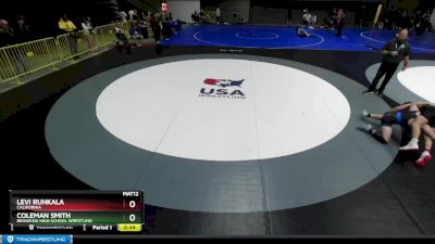 138 lbs Cons. Round 3 - Levi Ruhkala, California vs Coleman Smith, Redwood High School Wrestling