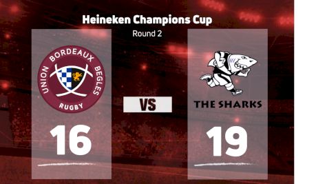 2022 Union Bordeaux Begles vs Sharks