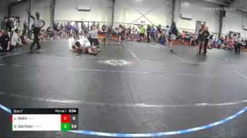 62 lbs Round 1 (6 Team) - Gideon Bachelor, Storm vs Justin Wells, Steel Valley Psychos