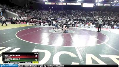 2A 120 lbs Cons. Round 1 - Riley Workman, Greenleaf vs Hunter Gamble, Orofino