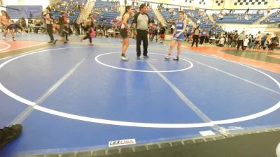 115-125 lbs Rr Rnd 3 - Hanley Heflin, Pryor Tigers vs Aniyah Pickup, Pryor Tigers