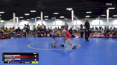 77 lbs Placement Matches (8 Team) - Colton Roberts, Washington vs Anthony Lopera, New Jersey