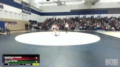 138 lbs Quarterfinal - Shadrach Mason, Medical Lake vs Dylan DeTro, Quincy