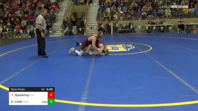 133 lbs Semifinal - Tucker Sjomeling, Nebraska vs Ethan Lizak, Minnesota Unattached