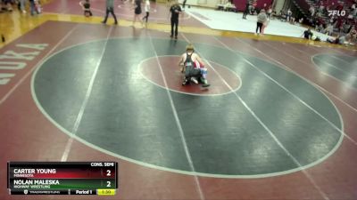 138 lbs Cons. Semi - Carter Young, Minnesota vs Nolan Maleska, Highway Wrestling