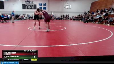 Elite 149 lbs Quarterfinal - Cade Siebrecht, Iowa vs Cole Becker, Augsburg