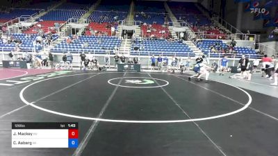 126 lbs Cons 16 #1 - Jaxon Mackey, Nevada vs Cade Aaberg, Wisconsin