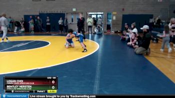 84 lbs 2nd Place Match - Logan Choi, Cherry Creek Wrestling Club vs Bentley Nersten, Steelclaw Wrestling Club