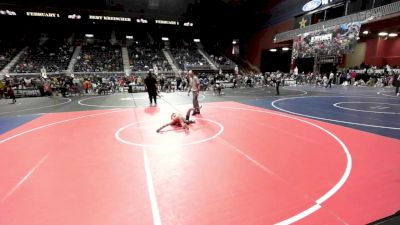 62 lbs Round Of 16 - Rustin Lanham, Bear Cave WC vs Barrett Ehrich, Gladiator Wr Ac