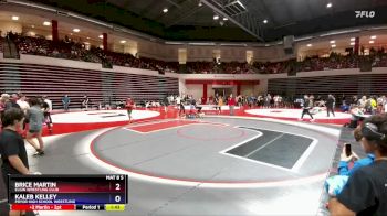 132 lbs Champ. Round 2 - Kaleb Kelley, Pryor High School Wrestling vs Brice Martin, Elgin Wrestling Club