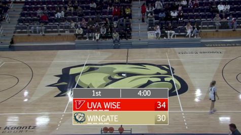 Replay: UVA Wise vs Wingate | Mar 2 @ 2 PM