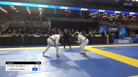 MICHEL NERY DE MELO vs IVO ENRIQUE KAGEL 2024 Pan Jiu Jitsu IBJJF Championship