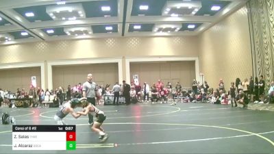 61 lbs Consi Of 8 #2 - Zephyr Salas, Threshold WC vs Jameson Alcaraz, SoCal Hammers