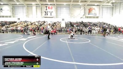 63 lbs Champ. Round 2 - Jason Strassburg, Revolution Elite Wrestling vs Matthew Jacobs, Geneva Youth Wrestling