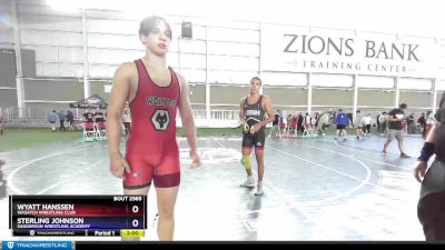 175 lbs 1st Place Match - Wyatt Hanssen, Wasatch Wrestling Club vs Sterling Johnson, Sanderson Wrestling Academy