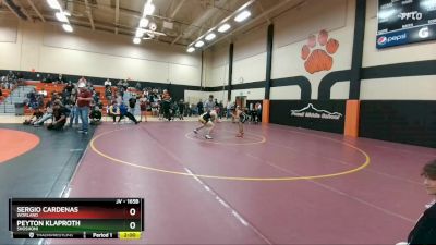 165B Round 4 - Sergio Cardenas, Worland vs Peyton Klaproth, Shoshoni